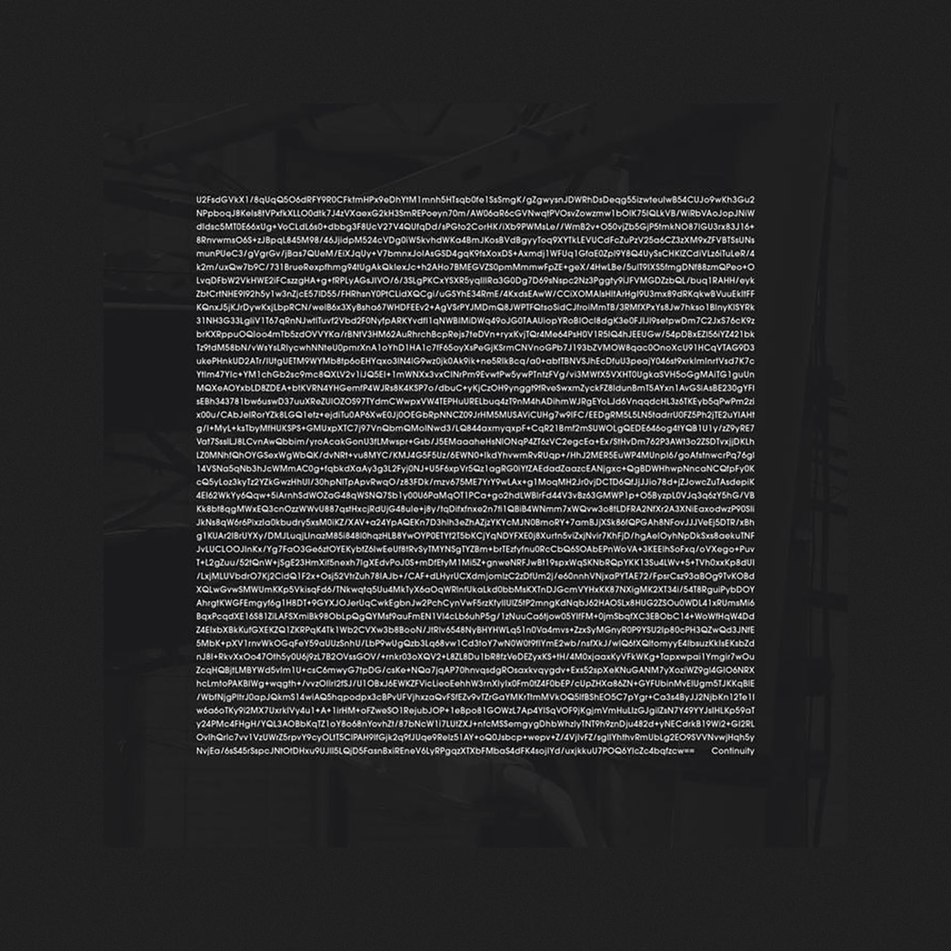 Continuity — Yann Novak (2025)